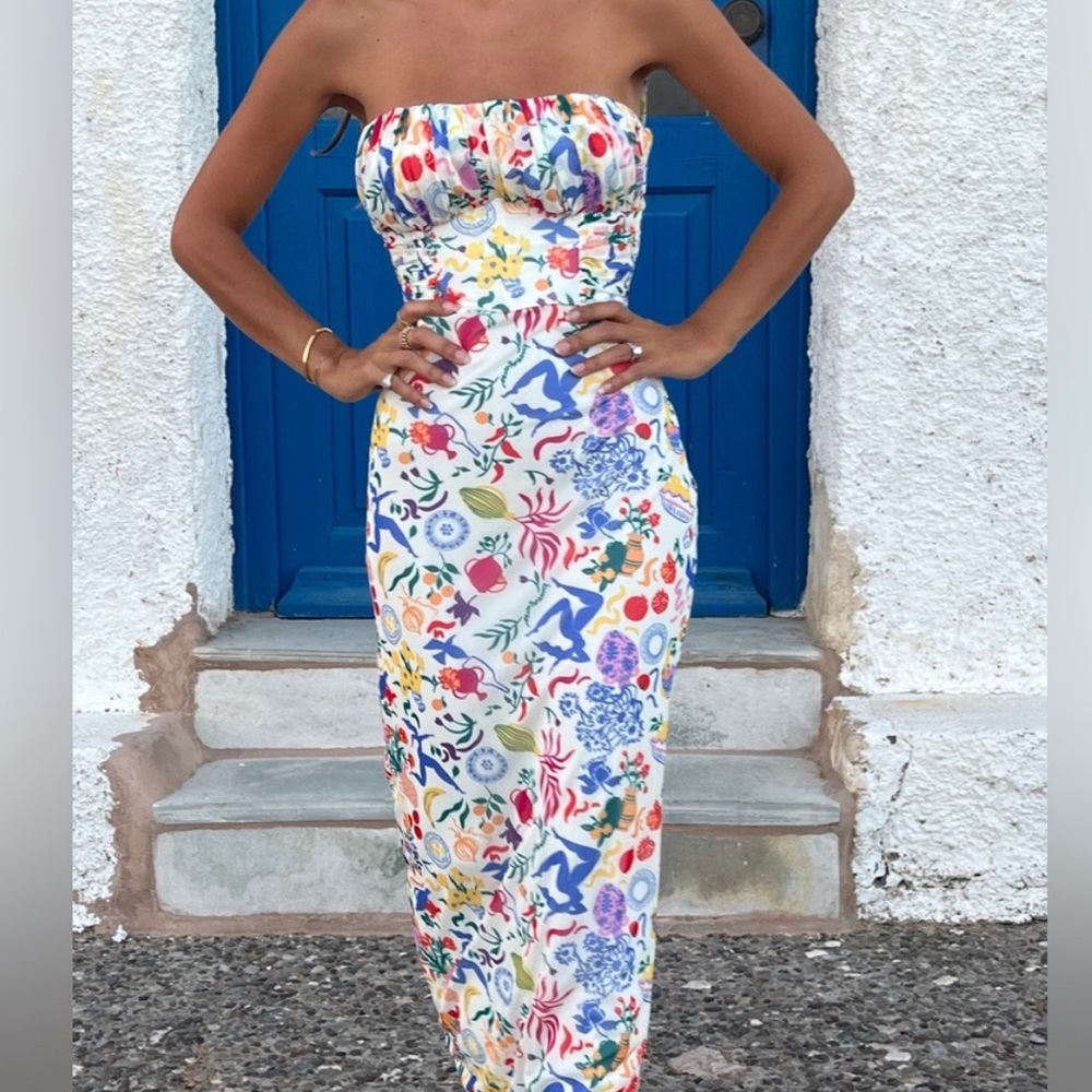 Lpa watercolor dress from revolve